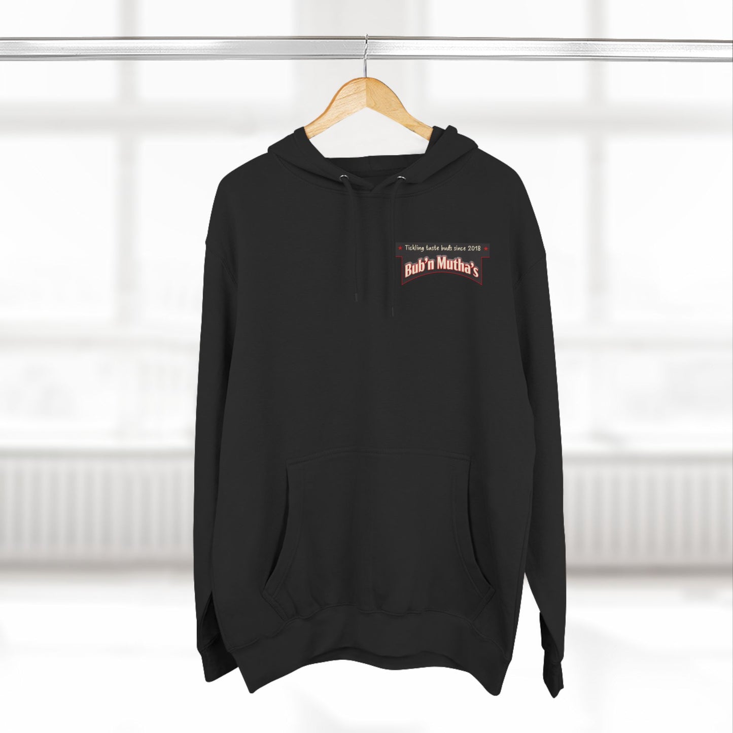 Three-Panel Fleece Hoodie