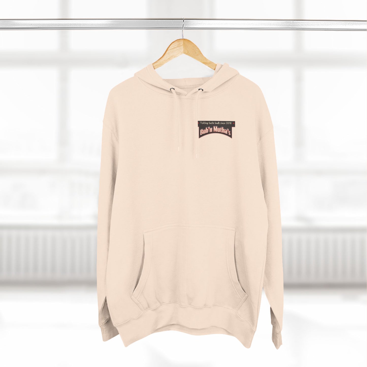 Three-Panel Fleece Hoodie