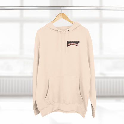 Three-Panel Fleece Hoodie