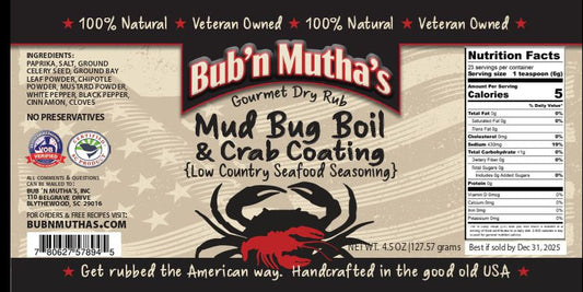 Mud Bug Boil & Crab Coating